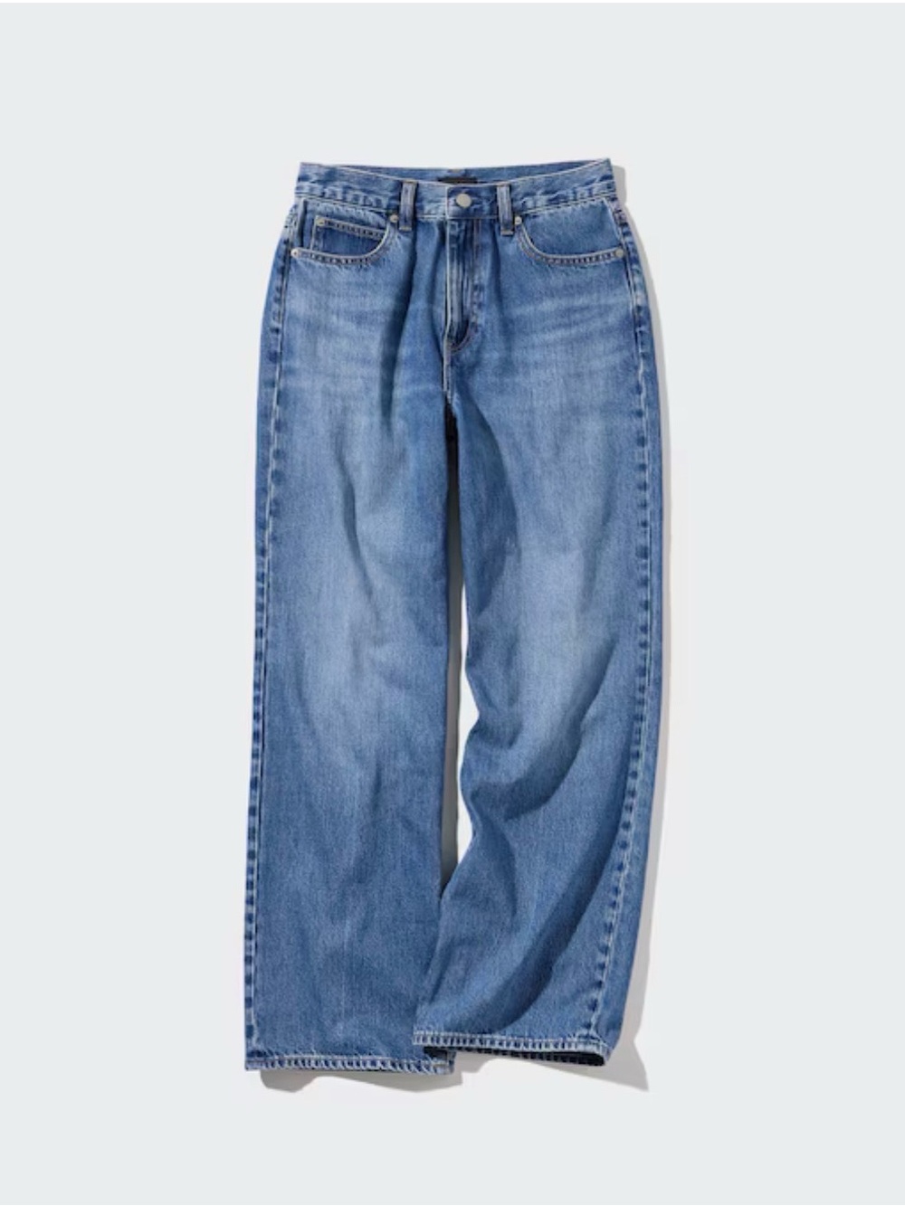 Uniqlo Wide Straight Jeans Sz 25